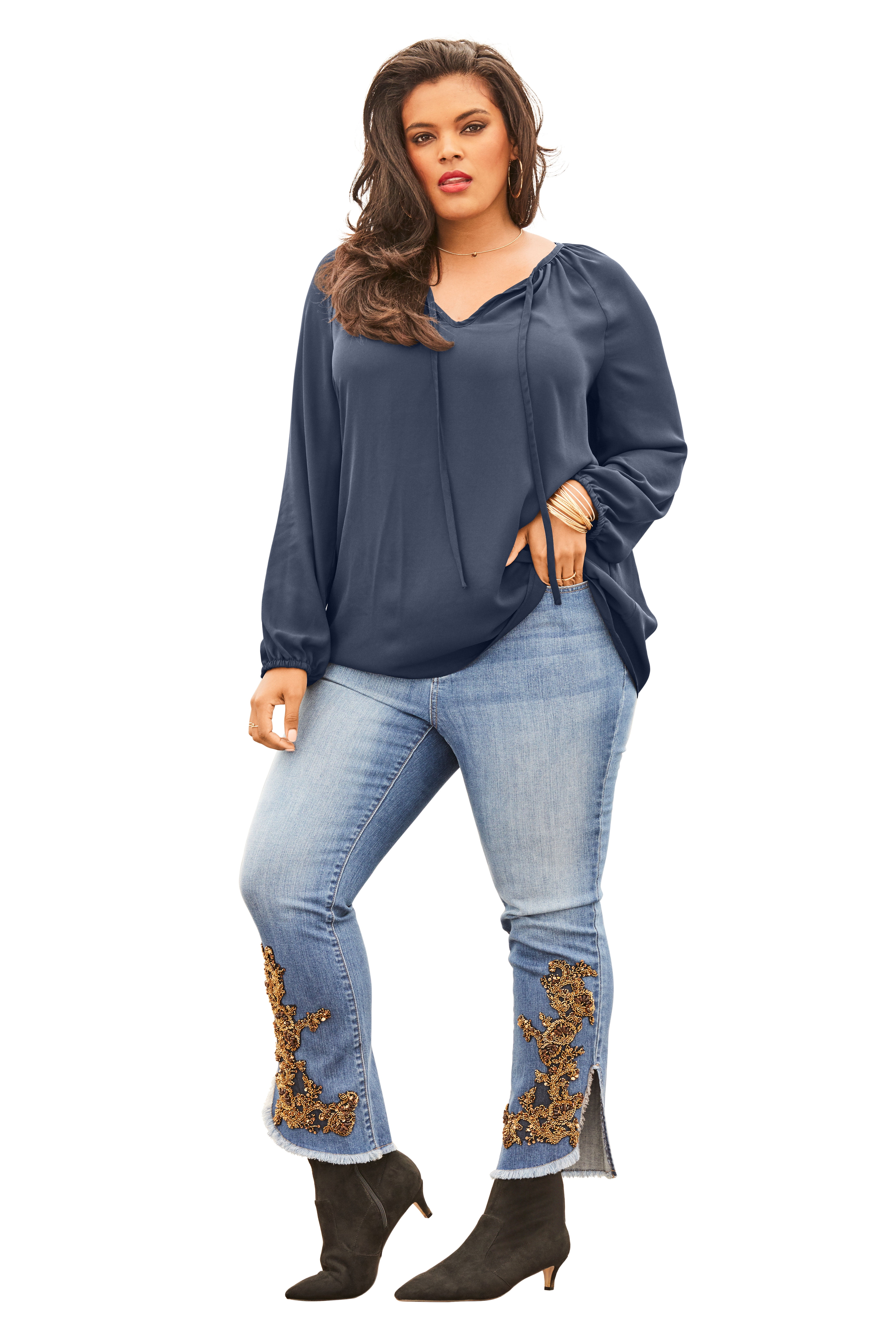 plus size peasant