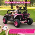 thumbnail image 3 of OLAKIDS 24V 2 Seater Ride on Car UTV with Extra Large Seat, Remote Control, Shock Absorbers, Lights, Bluetooth, Storage for Kids Ages 3-8, 3 of 8