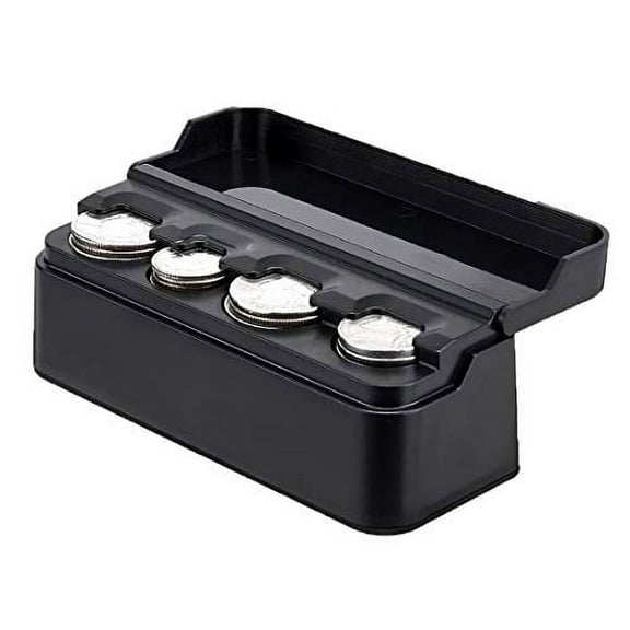 JoyTutus Coin Holder for Car Change Organizer Universal Storage Coin Money Dispenser Compatible with Most Car Trucks Accessories