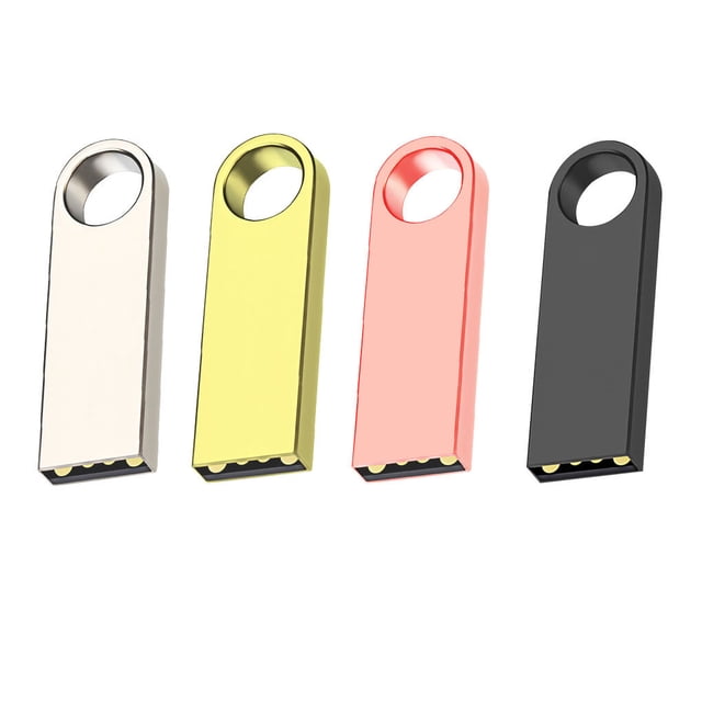 Langgg USB 3.0 Flash Drive Mobile Phone PC Disk Storage Memory Photo Music Film Backup Stick for Laptop Computer, Gold, 4G