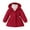 r-318Red1, variant on MEZZALL Kids Girls Long Hooded Jacket With Drawstring Waist Casual Solid Color Long Sleeve Outerwear Autumn Winter Coats Boho Child Streetwear