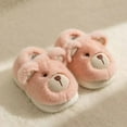 thumbnail image 2 of Wdgfv Princess style Cotton Slippers for Kids Girls Winter Slippers Soft Bear Design Warm Indoor Shoes Non- Comfortable Toddler Ons Cozy Pink 3-3.5 Years, 2 of 5