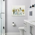 thumbnail image 5 of Farmhouse Bathroom Decor Wall Art Rustic Sunflowers Pictures Florals and Bottles Painting Country Flowers Canvas Prints Modern Home Framed Artwork 16"x12", 5 of 6