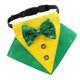 thumbnail image 1 of Pañuelo para perro con collar, babero triangular irlandés del Día de San Patricio, bufanda para fiesta de cosplay Amarillo Verde S, 1 of 9