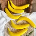 thumbnail image 3 of 6Pieces Realistic Artificial Bananas Artificial Fruit Model Foam Texture, 3 of 8