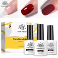thumbnail image 2 of BORN PRETTY 10ml Functional Gel Kit Base Top Coat Reinforcement Gel Transparent Soak Off UV LED 3pcs/Set Function Gel Gong Bohan LED, 2 of 2