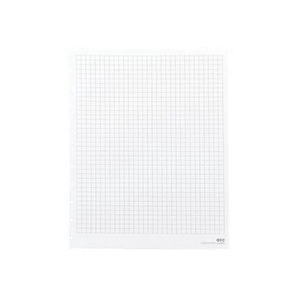 Staples Premium Arc Notebook Sys Refill Paper 8.5"x11" 50 Sh Graph Ruled White 886229 Walmart