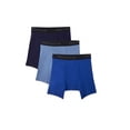 thumbnail image 3 of Fruit of the Loom Men's Breathable Cotton Micro-Mesh Assorted Color Boxer Briefs, 3 of 5