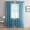 Teal, variant on Single (1) Sheer Rod Pocket Window Curtain Panel: 55" W X 84" L, Plaid/Check Design (Teal)