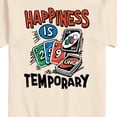 thumbnail image 3 of Uno - Happiness is Temporary - Men's Short Sleeve Graphic T-Shirt, 3 of 5