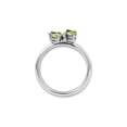 thumbnail image 3 of 3/5 Carat (Ctw) iAmethyst and Peridot Butterfly Ring in Sterling Silver, 3 of 5