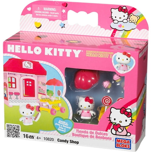 Mega Bloks Hello Kitty Candy Shop - Walmart.com - Walmart.com