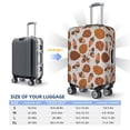 thumbnail image 4 of Kdxio Pinecone Autumn Pattern Pattern Luggage Cover for Travel,Elastic and Durable,Fits 18-32 Inch,Anti-Scratch Suitcase Protector-No luggage included, 4 of 5