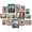 Black & Walnut Brown & Dark Grey, variant on 15 Pack Picture Frames Collage Wall Decor For Mounting Or Tabletop Display Gallery Frame Set Family Multi Sizes Including 3pcs 8x10 6pcs 5x7 4x6 Grey