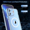 thumbnail image 5 of Magnetic Clear for iPhone 11 Case Compatible with Magsafe[Non-Yellowing] [Military Grade Tested] Hard PC with Soft Edges Cover, Slim Shockproof Case for 11 6.1 Inch,Clear, 5 of 13