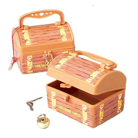 Historic Wooden Treasure Chest - US TOY MU130 Pirate Treasure Chest Savings Banks