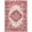 Fuchsia, variant on 7 x 10 ft. Ivory & Light Blue Distressed Area Rug