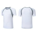 thumbnail image 3 of Runhomal Kids Boys Short Sleeve Rash Vest UPF 50+ Rashguard Swim Shirt Quick Dry Sun Shirts Sun White XL, 3 of 3