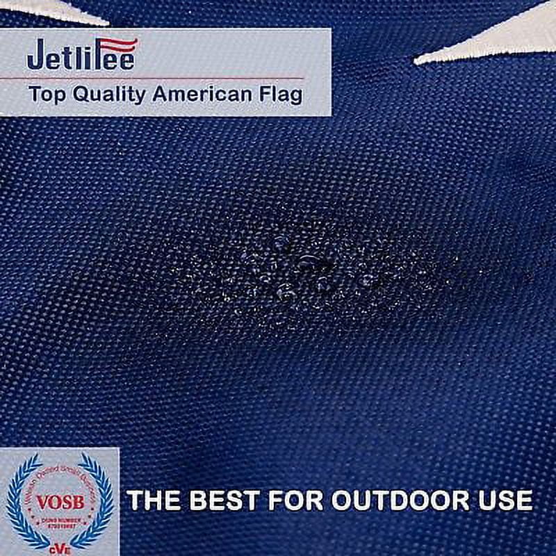 2x3 Ft USA American Flag Embroidered Stars Sewn Stripes Grommets Nylon 20 Packs