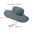 thumbnail image 3 of Summer Outdoor Sun Bucket Hat For Men Women Lightweight Breathable Wide Brim Hat For Beach Travel Hiking, 3 of 7