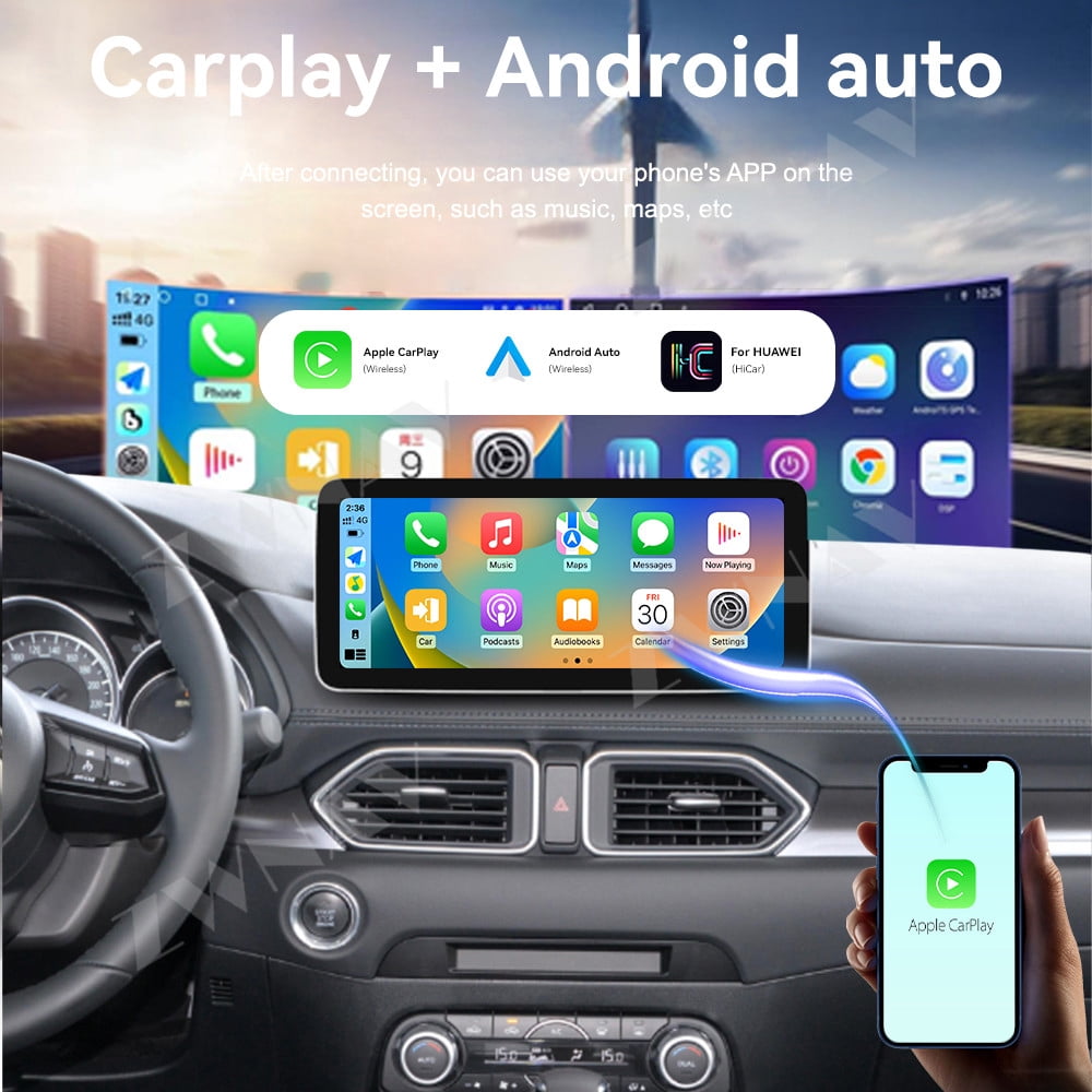ZWNAV Android 14 Carplay Stereo Multimedia Player For Mazda CX-5
