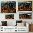 thumbnail image 4 of Designart "Fantasy Wagon In The Wild West Of The Usa" Old American Cart Floater Framed Canvas Art Print, 4 of 5