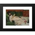 thumbnail image 2 of Rupert Bunny 14x11 Black Modern Framed Museum Art Print Titled - Woman Reading, 2 of 5