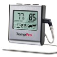 thumbnail image 1 of ThermoPro TP-16 Meat Thermometer with Stainless Steel Probe for Indoor Outdoor Use, Digital Cooking Thermometer for Grill, Barbecue, Oven, Smoker, Candy, 1 of 9