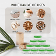 thumbnail image 5 of 5G/5ML Plastic Clear Cosmetic Sample Jars with Green Lids, 5 of 9