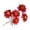 Red, variant on Artificial Daisy Flowers with Stems for Autumn Flower Arrangements, 22" Fake Burgundy Chrysanthemums Silk Flowers for Fall Floral Decor, Faux Wildflowers Mums Sprays for Centerpiece