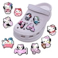 thumbnail image 4 of Venta al por mayor, precio de fábrica, dijes de cocodrilo para zapatos, lindo gatito de dibujos animados, botella DIY, decoración de zapatos de PVC para accesorios de zuecos de cocodrilo, 4 of 4