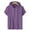 Purple, variant on Men's Short Sleeve Hoodies Summer Drawstring Pullover Sweatshirt Fashion Gym Workout Athletic Tops