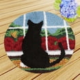 thumbnail image 2 of Rongfmy 2 Pieces Hook Kits Carpet Latch Hooking Rug Kits Cushion Embroidery, 2 of 9
