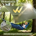 thumbnail image 6 of GEERTOP Ultra-Light Backpacking Camping Tarp with Detachable Side Wall Outdoor Tent Sun Shade Waterproof Tarp Shelter 10 x 12 ft, 6 of 8