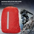 thumbnail image 3 of Dustproof Backpack Rain Cover With 2 Adjustable Cross Buckle Strap Sport Supplies (Red 30L), 3 of 8