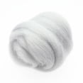 thumbnail image 3 of 10g Soft Wool Roving Felting Wool for DIY Needle Felting Craft Grey, 3 of 8