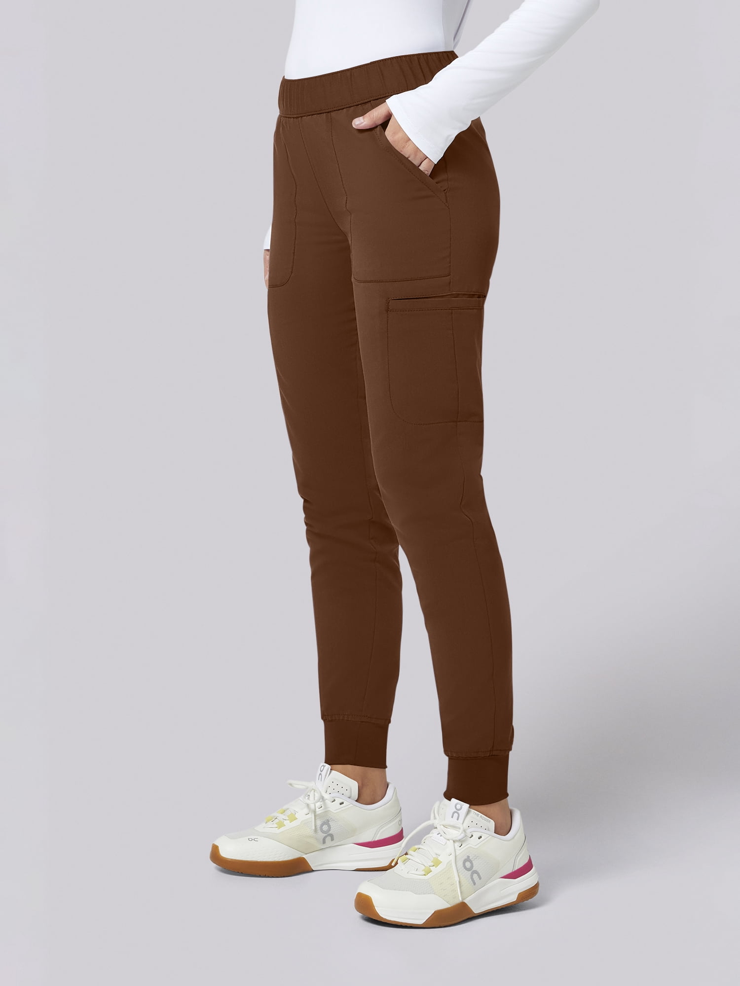 Scrubstar Ultimate Women’s Antimicrobial Cargo Jogger Scrub Pant, Sizes XS–3XL