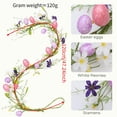 thumbnail image 2 of Easter Decorations Easter Egg Vine - Post-2026 & Pre-Easter Spring Decor Essential, Floral Branch Wreath with Colorful Eggs, Indoor & Outdoor Patio/Porch Accent, Easter Home Decor, D, 47.24in, 2 of 7