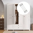 thumbnail image 3 of Exquisite Cabinet Door Restraint,Cabinet Hinge Limiter,Door Opening Angle Protector with Mounting Screws (5, 6 Inch) 6 Inch offering exceptional insulation for your home, 3 of 5