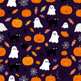 thumbnail image 6 of CQXIDFH Halloween Button Down Pajamas for Women Spooky Ghost Pumpkin Black Cat Print Short Sleeve Pj Set Soft Holiday Sleepwear Cute Two Piece Nightwear, 6 of 6