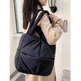 thumbnail image 3 of Kukuzhu Puffer Tote Bag for Women Quilted Lightweight Hobo Crossbody Shoulder Bag Soft Padded Shoulder Handbag Purse 2023, 3 of 8