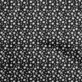 thumbnail image 1 of oneOone Silk Tabby Black Fabric Floral Sewing Craft Projects Fabric Prints By Yard 42 Inch Wide, 1 of 4