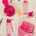 thumbnail image 4 of 550ml Plastic Water Cup Cold Drink Cup Warm Water Cup Convenient Water Bottle Lightweights Sports Accompanying Cup, 4 of 7