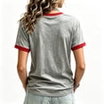 thumbnail image 4 of 9/11 Memorial Never Forget Shirt Womens 9/11 Shirt V Neck Short Sleeve 911 Patriotic T-Shirts | 9/11 Shirts Faith Hope Courage for Women,September 11 Remembrance Events, 4 of 4