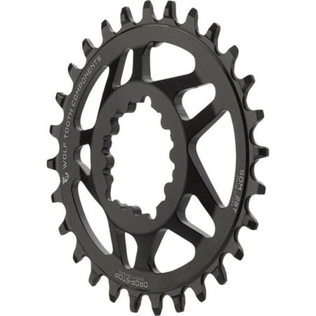 Wolf Tooth Elliptical Chainring For Race Face Cinch - 28T Boost, Drop-Stop Tech