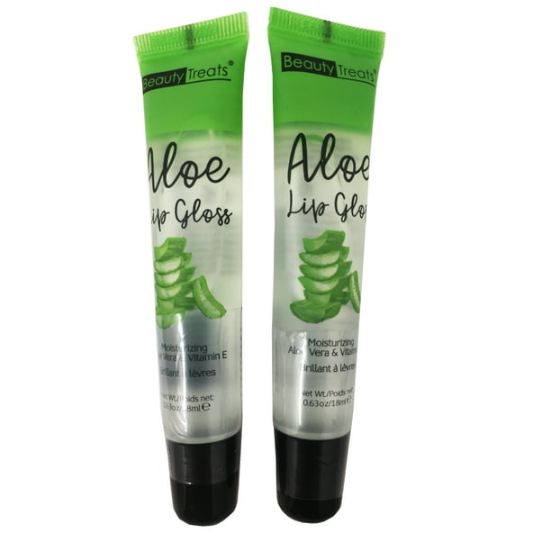 Beauty Treats Lip Gloss With Aloe Vera Vitamin E Moisturizing 0.63 OZ 2