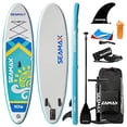 thumbnail image 1 of Seamax SeaDancer 108 Inflatable SUP Package, Dimensions L10'8ft x W32 x T6, Blue or Orange, 1 of 8