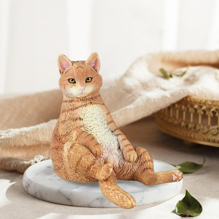 Realistic Cat Model Figurine Small Animals Figures Cat Model
