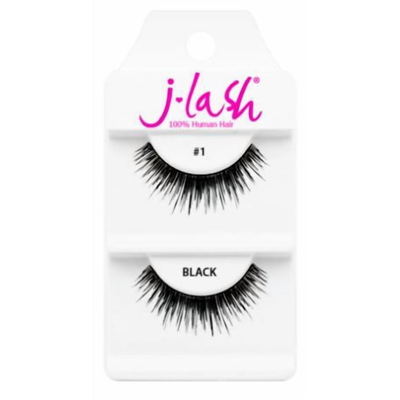 Pestañas postizas J Lash Daily #1 negras reutilizables hechas a mano