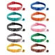 thumbnail image 1 of Collares de identificación para cachorros, identificación, parto, nailon suave, ajustables, con separación, seguridad, para recién nacidos, mascotas y perros pequeños, 10 unidades por juego, 1 of 5